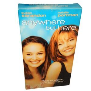 ANYWHERE BUT HERE Natalie Portman Susan Sarandon VHS tape in original paper case